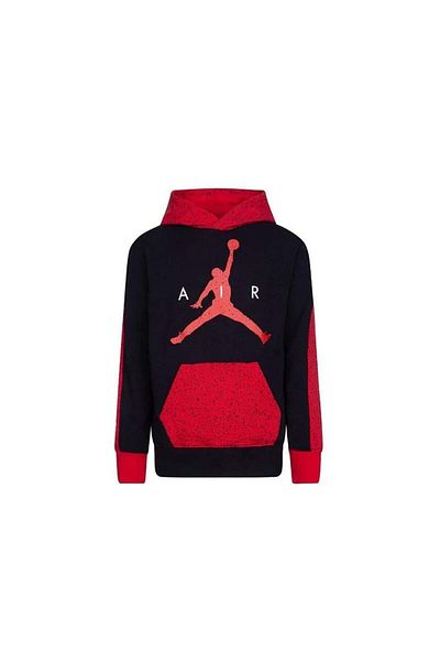 Nike Jordan Jdb Air Speckle ft Po Hoodie Kids Sweatshirt 95B781-023 Black
