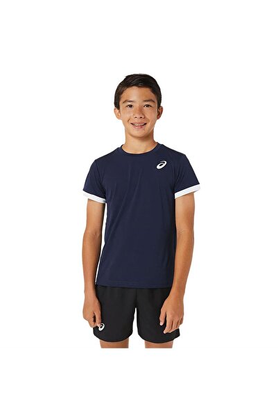 Asics Boys Tennıs Ss Top Çocuk T-shirt 2044a036-402 Lacivert