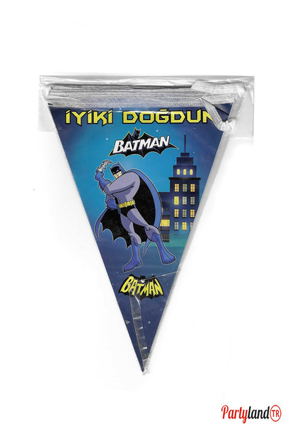 PartylandTR Batman Iyi Ki Doğdun Flama 2 Metre 10 Bayrak