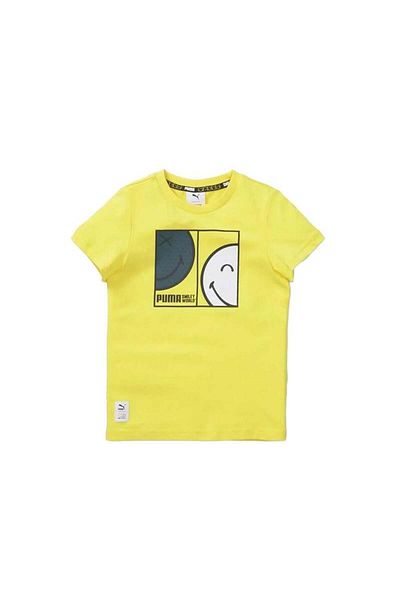 Puma Smile World Kids T-Shirt 670345 -74 Yellow