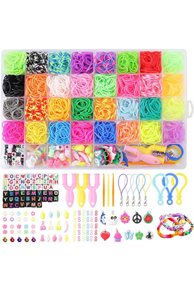 Choice MULTI 40 Grids 2600PCS+ 32 Color Band Bracelet Kit Diy Colorful Bracel...