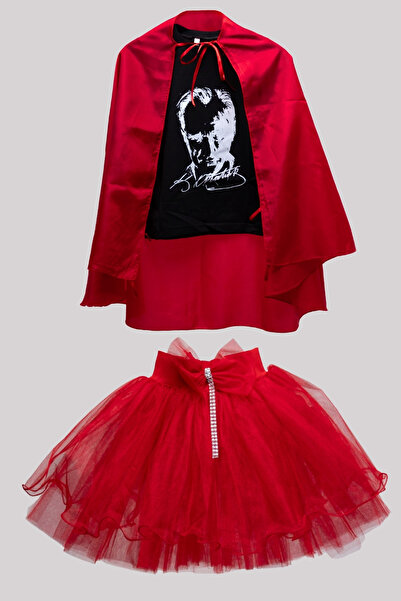 Parti Kırtasiye 23 Nisan 19 Mayıs 29 Ekim Atatürk Siyah T-shırt Türk Bayrak B...