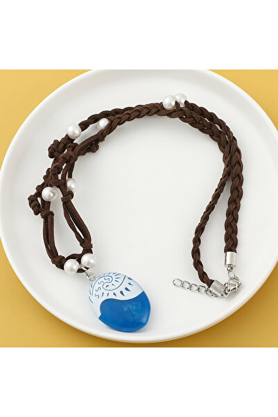 Choice قلادة موانا من فيلم أنمي الأميرة موانا قلادة كوسبلاي مصنوعة يدويًا من ...