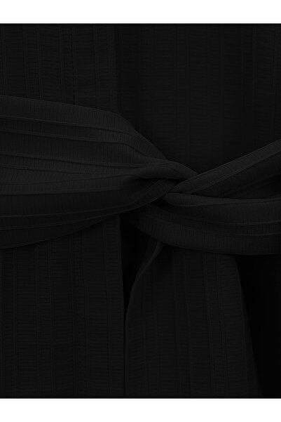 Modamorfo Crinkle-Hemd mit Taillenschnürung