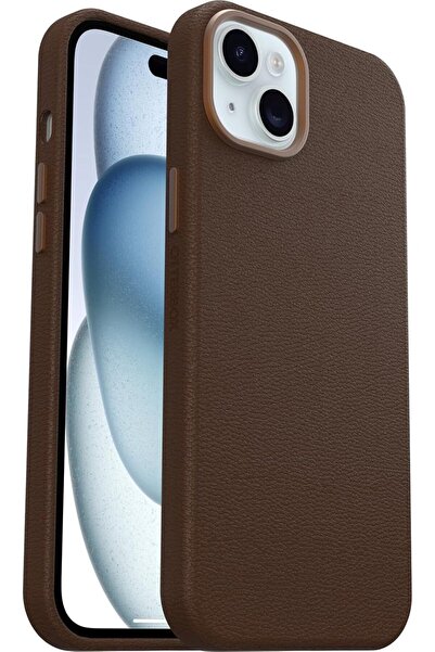 Kipgsm İphone 15 Uyumlu Kılıf Kamera Korumalı Gerçek Deri İşlemeli Elde Kayma...