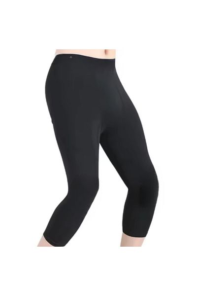 RUTBİL SPORTS 1 Piece Oversleeve with 3/4 Basketball and Fitness Leggings, Sports & Running Leggings Black