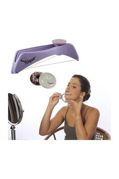 hediyebazarı Slique Rope Cheek Facial Hair Removal Hair Remover Practical Epilator Device - Tweezers