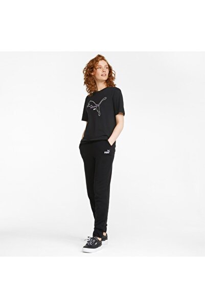 Puma 84709301 Ess+ Embroidery High-waist Pants Tr Cl Kadın Tek Alt