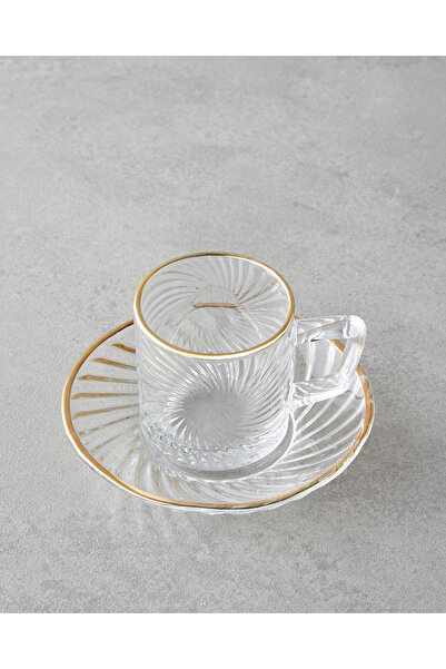 English Home Goldie 4 Piece 2 Personality 70ml Coffee Cup Set