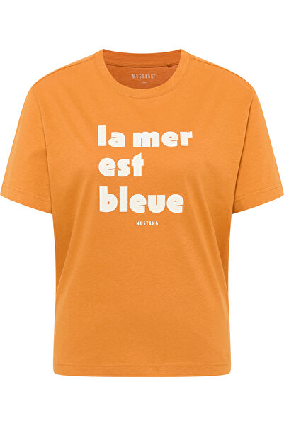 Mustang Γυναικείο T-shirt 1016157 Πορτοκαλί