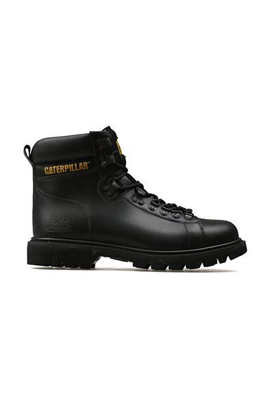 Cat Alaska Men's Casual Boots 015m 100008 -Black-Leather Black