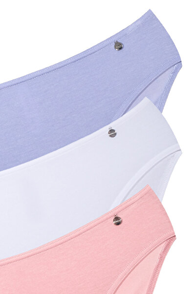 Kom Бавовняна модальна тканина 3 штуки QMK1.TK.1L.Y7KOKM Жіночий комплект тру...