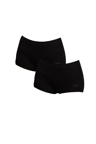 Kom Chiloți pantaloni scurți negri din bumbac modal pentru femei