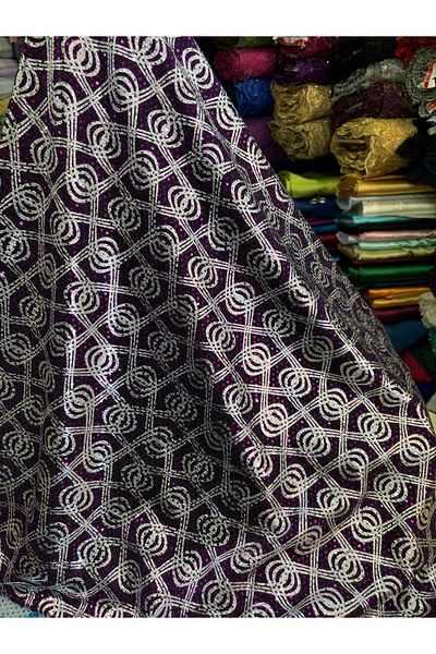 MEKİK MANİFATURA Golden Pullu Fabric