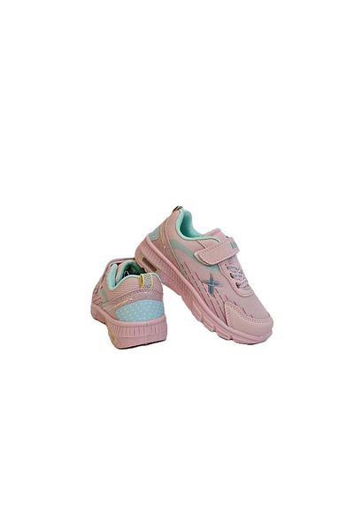 Kinetix Cover Pink Velcro Non-Slip Girls' Sports Shoes