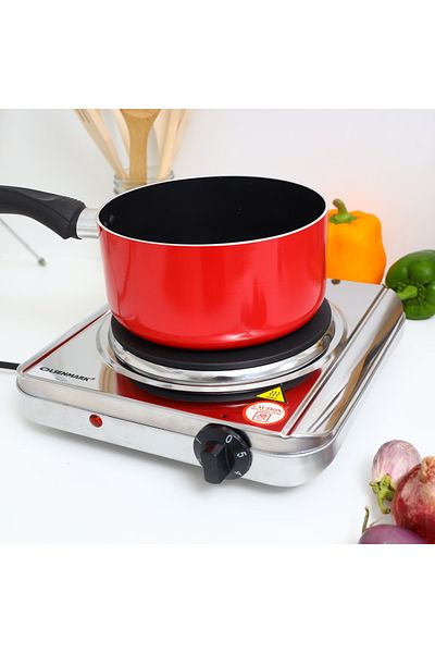 Olsenmark Electric Hot Plate 1500 W Omhp2395 Stainless Steel Burner Induction Cooker