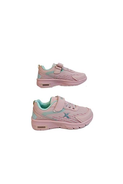 Kinetix Cover Pink Velcro Non-Slip Girls' Sports Shoes