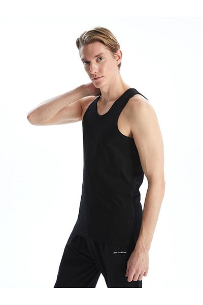 LC Waikiki New Season U Neck Combed Cotton Men's Undershirt - S51876Z8
