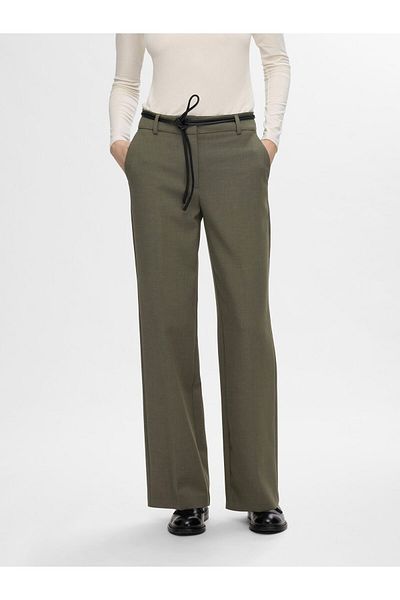 Selected Femme Hose mit weitem Bein Elegante