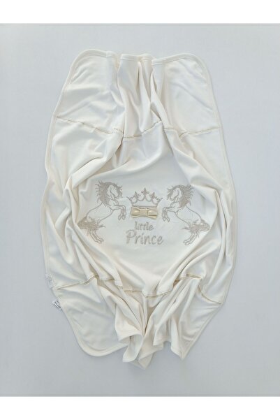 Tomuycuk 100% Cotton Gold Horse Prince Baby Blanket - Soft Stroller & Stroller Cover