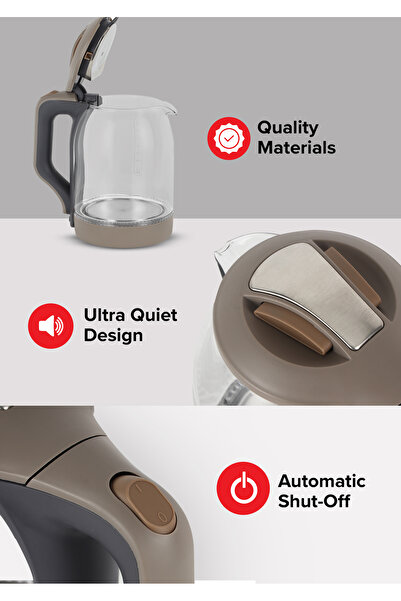 Olsenmark Electric Glass Kettle 1.8 L 1500 W Omk2394 Best