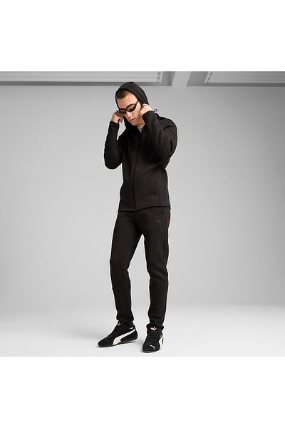 Puma Ανδρικό μαύρο αθλητικό παντελόνι Evostripe Core (631533-01)