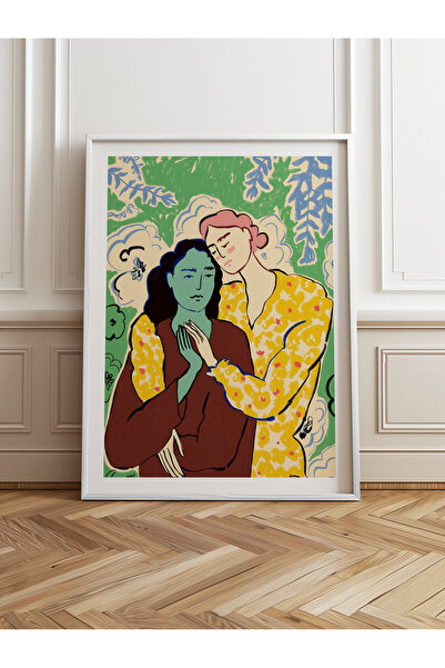 HOMEPACK Pictură cu un singur cadru din lemn Pictură poster dintr-o bucată TK...