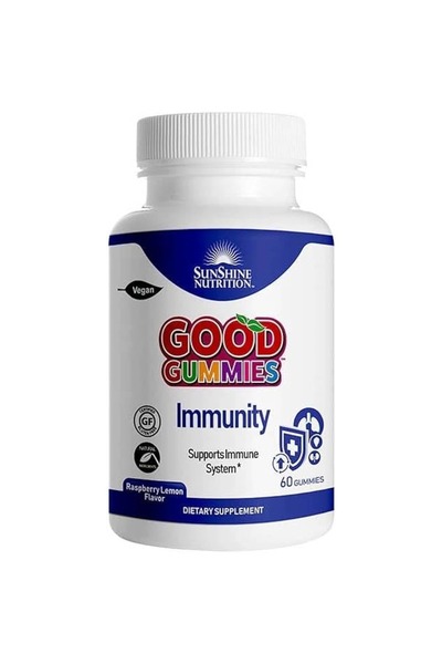 Sunshine Nutrition Nutrition Good Gummies For Adults - Raspberry Lemon Flavor...