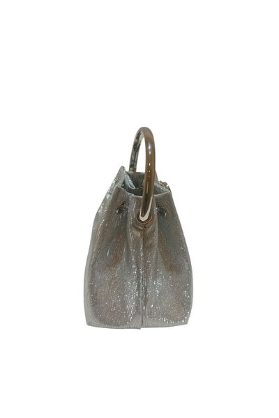 Butik حقيبة قماش مموجة من BeyAbags حقيبة فستان السهرة