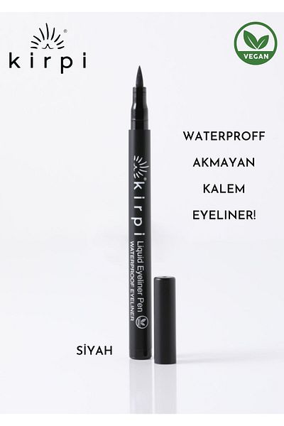Kirpi Black Non-Flowing Eyeliner Eye Pencil