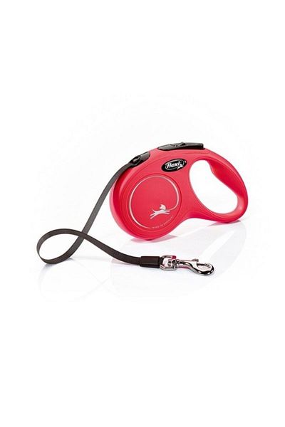 Flexi New Classic Ribbon Leash XS 3 Meters Extra Small Ribbon Leash with Automatic Extension Ribbon