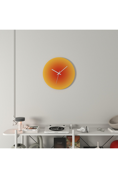 KEIN Modern Tasarım Neon Renkli Duvar Saati 30cm