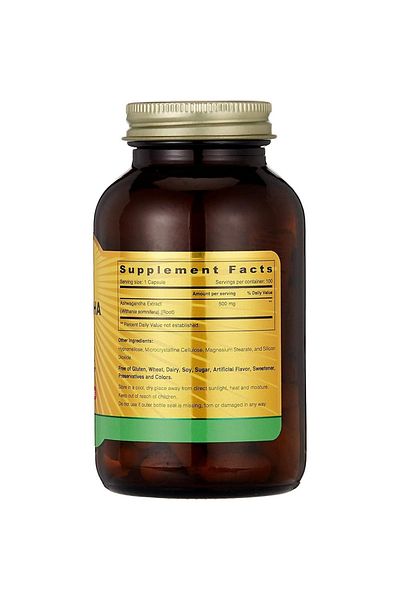 Sunshine Nutrition Nutrition'S Ashwagandha 500 Mg - 100 Vegetable Capsules