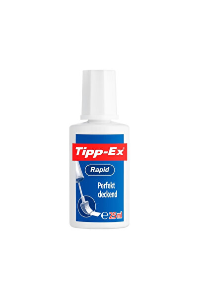 Tipp-Ex | Rapid Sıvı Silici, 20 ml, Hızlı Kuruyan Beyaz Mürekkep