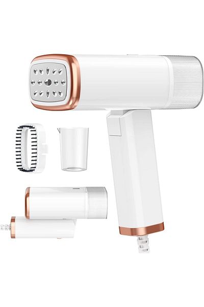 COOYA Handheld Garment Steamer,1000W Foldable with Detachable Water Tank for Home,Travel,White