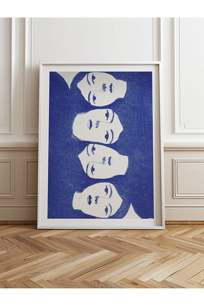 HOMEPACK Pictură cu un singur cadru din lemn Pictură poster dintr-o bucată TK/899