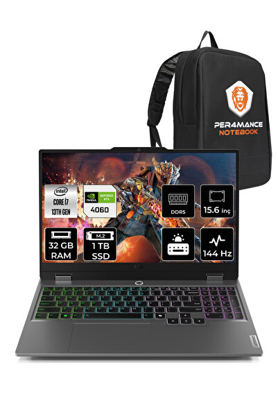 LENOVO LOQ i7 13650HX 32GB 1TB SSD RTX4060/8GB 115W 144Hz 15.6" FDOS Gaming L...