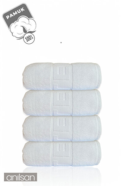 Anılsan Набір з 4 рушників для ванної кімнати - 70x140 см, 490 г, 100% бавовна, рушники для спа та готелів, підходять для щоденного використання