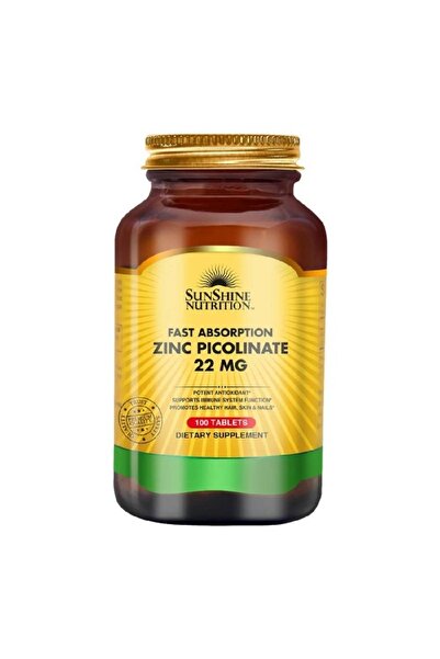 Sunshine Nutrition التغذية - بيكولينات الزنك سريعة الامتصاص 22 مجم - مضاد أكس...