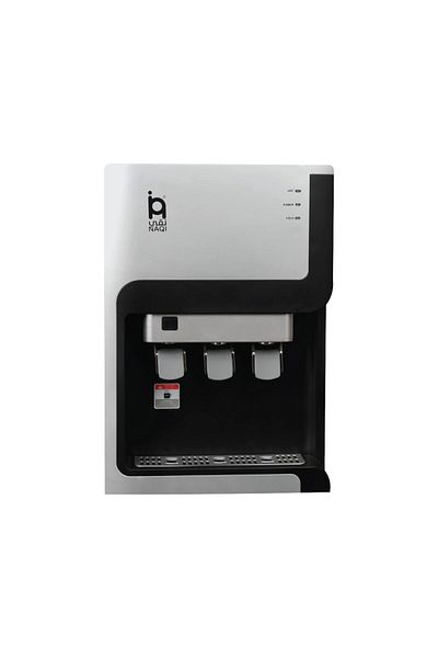 naqi Cooler With Internal 4 Stage Filters & Safety Button For Hot Water (SILVER)