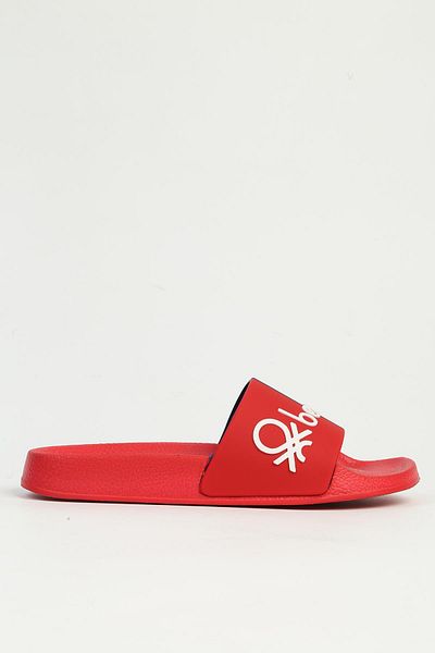 Benetton Red Women's Slippers Bn-1382 - 3816 Red