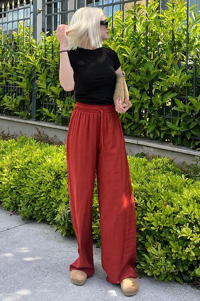 Madmext Tile Damenhose mit weitem Bein MG1982
