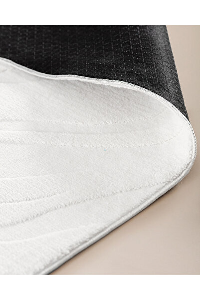 Madame Coco Pluie Rölyef Halı - Beyaz - 190x290 cm