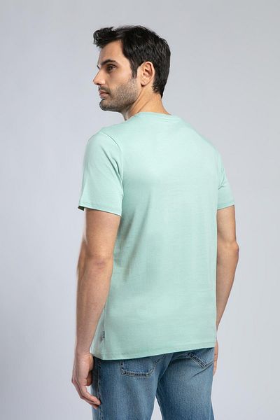 Lee Cooper Londonlogo Ανδρικό μπλουζάκι με λαιμόκοψη μέντας