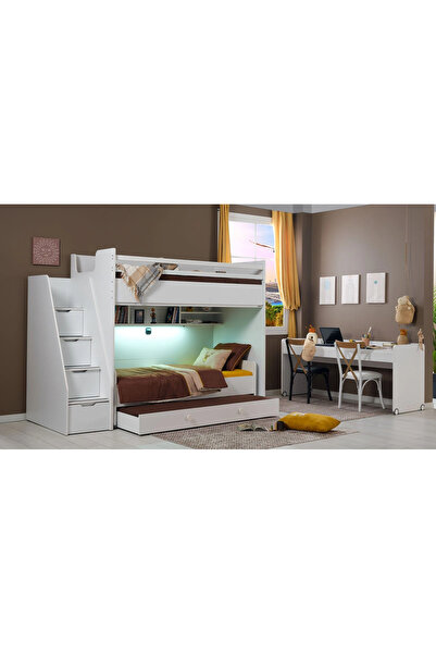 Ritmik Fenix Akıllı Ranza 100*200 Beyaz