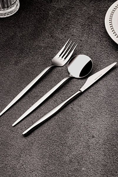 WEYNE Mango Kitchen Victoria Silver Steel Stainless 6-Person 36-Piece Cutlery Set 18/10 304