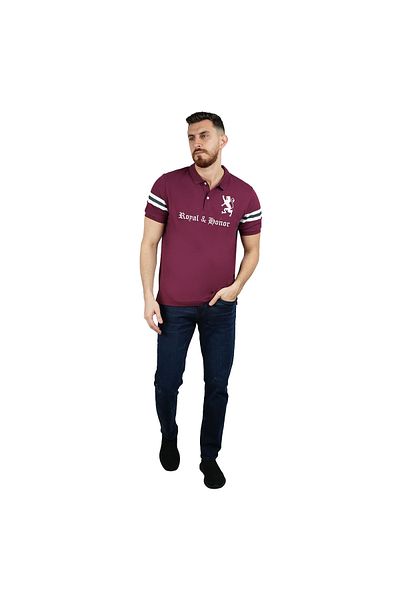 Giordano Men's Slim Fit Polo - Union Jack Embroidery