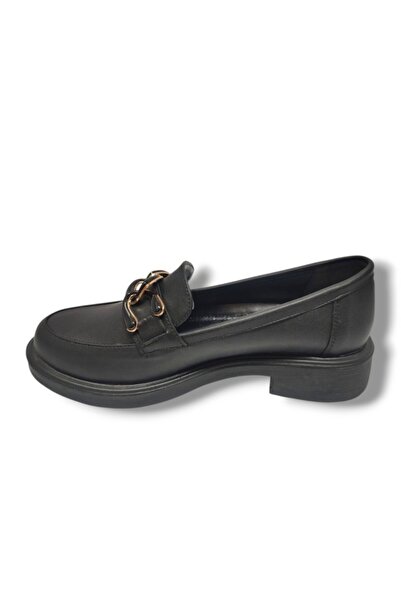 Fancy 125-25 Deri Anatomik Halka Zincirli Casual Kadın Ayakkabı