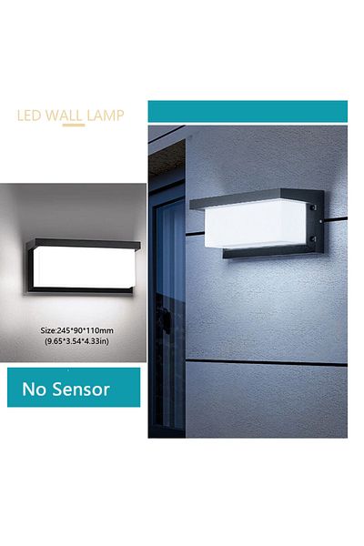 Choice Warm White No Sensor 16W LED Outdoor Wall Light Waterproof outdoor led light Radar Motion Sensor out