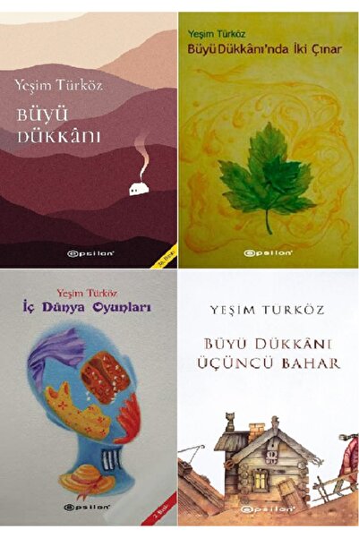 Epsilon Yayınevi Yeşim Türköz 4 Kitap Set / Büyü Dükkanı + Büyü Dükkanı'nda İ...